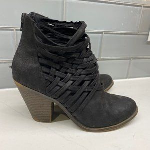Fergalicious, Leather bootie, Black
